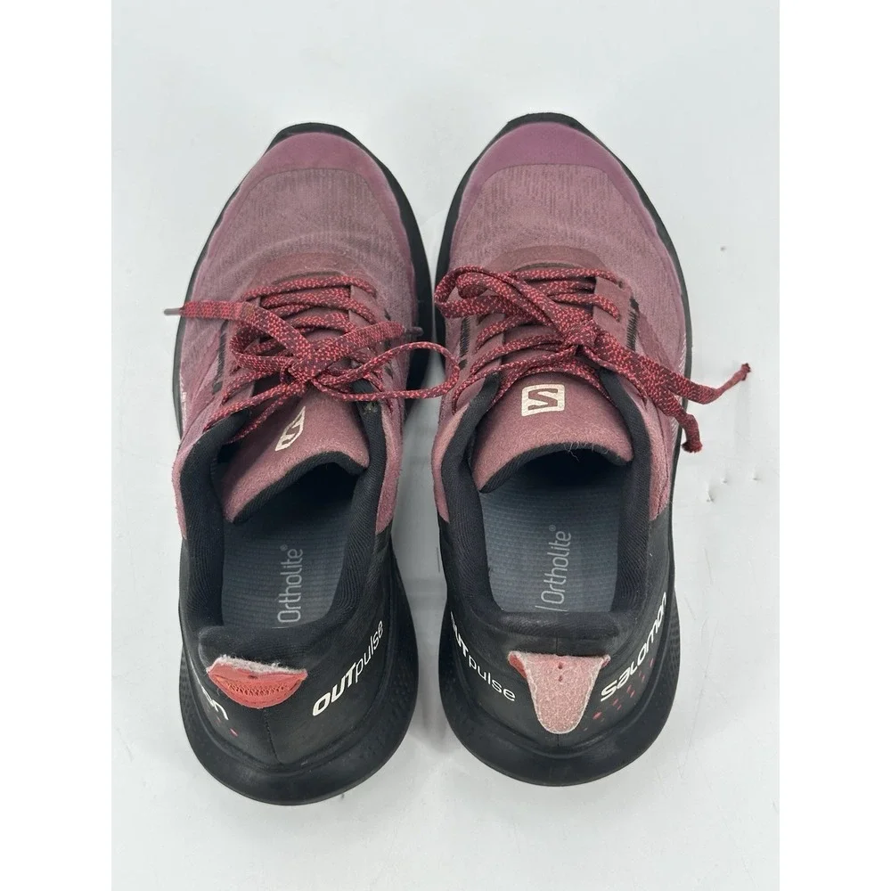 Salomon OutPulse GTX Waterproof Hiking Shoes Size 6.5 Women's‎ Purple/Black